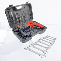 Hillgrove 100% Copper Winding HGCM789M1 Hammer Machine Forward/Reverse Rotation with 5Pcs SDS Plus Bit for Making Holes in Metal/Wood/Concrete Hammer Drill HGCM789M1 Hammer Drill(26 mm Chuck Size, 1200 W)