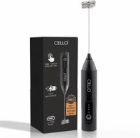 CELLO 50 W Black Hand Blender, Electric Whisk(Tornado Wireless)
