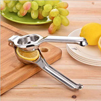 Kreyam's Steel Lemon Squeezer with Bottle Opener lemon extractor Hand Juicer(Silver)