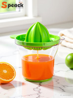 SPEACK Plastic Premium Food Grade Manual Easy Squeeze, Ergonomic Designed Citrus, Fruit Hand Juicer(Multicolor)