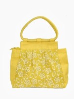 Jute Tree Women Yellow Hand-held Bag