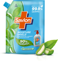Savlon Moisture Shield Handwash Refill PackSoft hands Value Pack 1.3L Hand Wash Pouch(1.3 L)