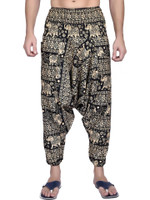 Viku Printed Cotton Men Harem Pants
