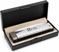REVEL RVL-HA01C Harmonica(Silver)