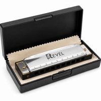 REVEL RVL-HA01C Harmonica(Silver)