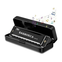 wynyc Harmonica Mouth Organ Musical Instrument(black)
