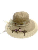 INFISPACE Wide Brim Fedora/Tribly Summer Beach Hat(Brown, Pack of 1)