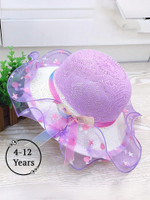 SYGA Fancy Round Cap(Purple, Pack of 1)