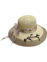 Adorazone Women Wide Brim Fedora/Tribly Summer Beach Hat(Bronze, Pack of 1)