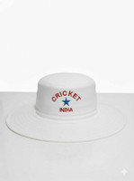 ECOSKY Solid Cricket Cap(White, Pack of 1)