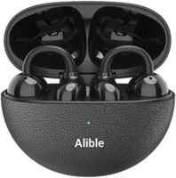Alible Air Clips Quad Mic & AirWave Technology, 40 Hrs playtime Bluetooth(Black, True Wireless)
