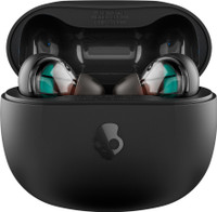 Skullcandy Rail TWS Wireless Earbuds, 42 Hr Battery, Skull-iQ, Alexa Enabled, Microphone Bluetooth Headset(Ture Black, In the Ear, True Wireless)
