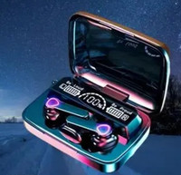 The P Earbuds M19 PRO with Power Bank Upto 48Hrs Playback Bluetooth Headset M51 Bluetooth(Black, In the Ear)