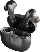 Skullcandy Rail ANC Noise Cancelling True Wireless Earbuds, 27 Hr Battery, With Microphone Bluetooth Headset(True Black, In the Ear, True Wireless)