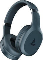 boAt Rockerz 412, 60H Battery,40ms Latency,ENx, Stream Ad Free Music via App Bluetooth(Bold Blue, On the Ear)