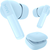 Mivi Duopods K2, 40Hrs PT, HD Call, Fast Charging, 50ms Latency,IPX4, Voice Asst.5.3v Bluetooth(Brisk Blue, True Wireless)