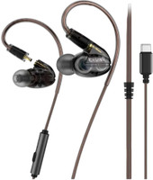 CASON CWE11 IEM Wired Earphones | in-Ear Monitor Headphones with HiFi Deep Bass Wired(Black, In the Ear)