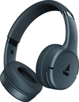 boAt Rockerz 411,40H Battery, 40ms Latency, Stream Ad Free Music via App, BT v5.4 Bluetooth(Bold Blue, On the Ear)