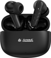 Aroma NB126 Berry V5.4 Upto 60Hr Playtime* Dual Paring, Fast Charging, Heavy Bass Bluetooth(Graphite Black, True Wireless)