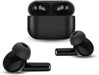 TECHIO AirPods Black TWS Pro Heavy_25 Bluetooth(Black, In the Ear)