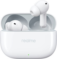 realme Buds T300 with 12.4mm Driver, 30dB ANC, 360 Spatial Audio and 40 hours Playback Bluetooth Headset(Youth White, True Wireless)