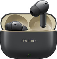realme Buds T300 with 12.4mm Driver, 30dB ANC, 360 Spatial Audio and 40 hours Playback Bluetooth Headset(Stylish Black, True Wireless)