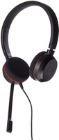 Jabra Evolve 20 MS Sterio USB-A Wired Headset(Black, On the Ear)