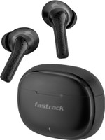 Fastrack FPods FS100|40H Playtime|10mm Bass Drivers|Quad Mic ENC|BT 5.3|NitroFast Charge Bluetooth Headset(Black, True Wireless)