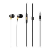 realme Buds 3 wired Wired(Black, In the Ear)