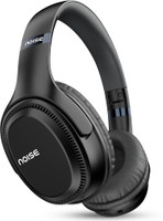 Noise 3 / Airwave max 3,70 Hrs Playtime,ENC, Dual pairing & Ultra-low latency of 45ms Bluetooth(Carbon Black, On the Ear)