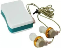 RnB F-16P Pocket Model Hearing Aid Ear Machine for Old Age Suitable for upto 50% Hearing Aid Pocket Model with Sound Amplifier for Pocket Model Hearing Aid(White-Blue)