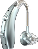 Fastwell F25 Rechargeable Digital BTE Hearing Aid Machine Type-C Charging For Severe to Profound Hearing Loss | Small Size | Ideal for Old Age bte Hearing Aid(Azure)