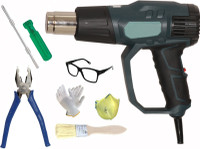 Digital Craft Heavy-Duty 3-in-1 Tool Kit – 2200W Heat Gun, 8″ Plier & 6″ 2-in-1 Screwdriver 2200 W Heat Gun