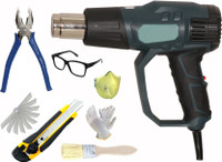 Digital Craft Hot Air Gun 2200W,8"Inch Combination Plier,Cutter 2200 W Heat Gun
