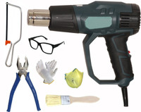 Digital Craft Hot Air Gun 2200W with 8″ Plier & Hacksaw – Durable Tool Set 2200 W Heat Gun