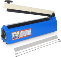 Hi Tech Impulse 12 Inch Sealing Machine for Plastic, Pouch, Poly Bag & Food Packet Hand Held Heat Sealer(300 mm)