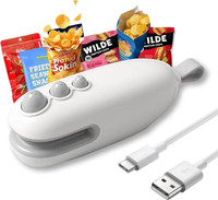Enem Portable Mini Sealing Machine, Sealer Machine Food, Snacks, Chips, Fresh Storage Hand Held Heat Sealer(120 mm)