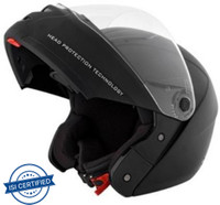 STUDDS Ninja Elite Motorsports Helmet(BLACK WITH CARBON CENTER STRIP)