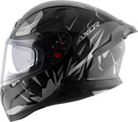Axor Apex Hunter Motorbike Helmet(Black Grey)