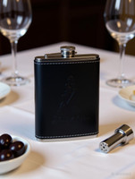 yorick Liquor Holder Imported Hip Stitched England Stainless Steel, Leather Hip Flask Stainless Steel Hip Flask(210 ml)