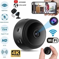 Bzrqx MINI CAMERA WiFi Camera for Home Office Security Indoor Camera with Motion Detection Sports and Action Camera(Black, 12 MP)