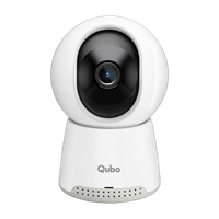 Qubo Smart 360 Q100 | 2K Wi-Fi Camera | 3MP | AI App Alerts | Alarm |Cloud+SD Storage Security Camera(1 Channel)