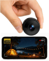 Cxoen Magnet 1080P Smart Mini Camera Wireless Connectivity HD Video Infrared Night Vision Instant Camera(Black)