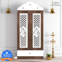Flipkart Perfect Homes Anandam Engineered Wood Home Temple(Height: 167, Knock Down)