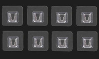DDBOXEN 10 Pis Self Adhesive Wall Hooks 10kg Weight Max Self Adhesive Hook 10(Pack of 10)
