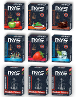 MYSHISHA Hookah Accessories 15 Mouthpiece Tips & 6 MYS Double Apple, Kesar Paan, Chocolate, Dubai Special, Strawberry, BF Hookah Flavor(249 g, Pack of 9)