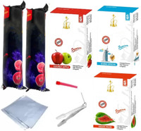 ALL.NATION.IMPEX Double apple Dubai special magic coal chimti mouthtip foil Paan Ras Hookah Flavor(30 g)