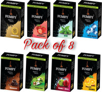 FUMIFY Juicy Clouds, Puff, Taste, Repeat – The Best Hookah Flavors Online DOUBLE APPLE, ORANGE, CHOCOLATE, STRAWBERRY, COMMISSIONER, MAGHAI PAAN, BRAIN FREEZER, MINT Hookah Flavor(320 g, Pack of 8)