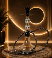 Vespers Cocoyaya Gold Hookah Dice 18 inch Glass Hookah(Gold)