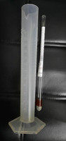Kamboj Traders Alcohol Meter Hydrometer Glass With Measuring Cylinder 250ml | Hydrometer
